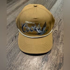 Coors Original Tan Cap with Embroidered Design